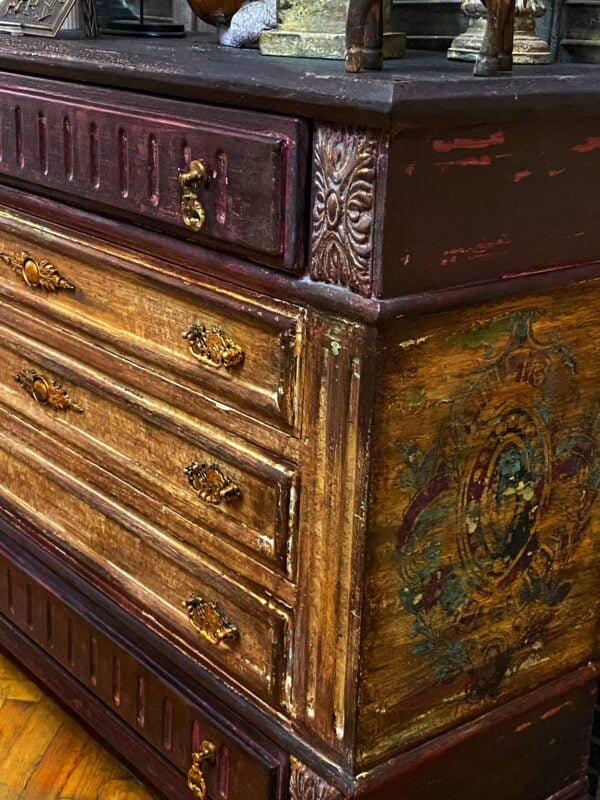 Red Brown Cabinet
